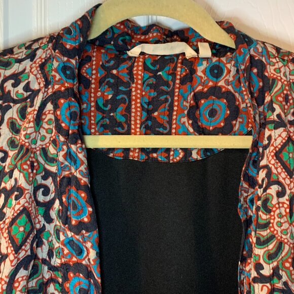 Soft Surroundings Colorful Boho Quilted Jacket Women's Sz SP Petite Art to Wear - Picture 7 of 8